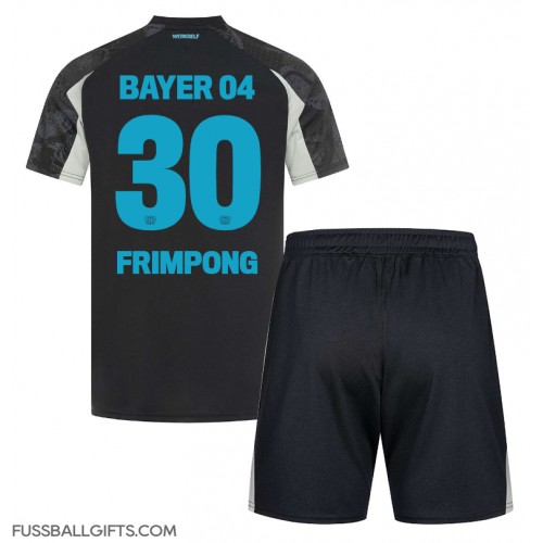 Bayer Leverkusen Jeremie Frimpong #30 Fußballbekleidung 3rd trikot Kinder 2024-25 Kurzarm (+ kurze hosen)